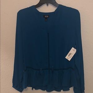 A.N.A teal blouse.